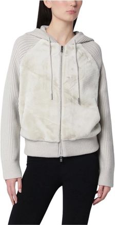 Moose Knuckles Jersey con Capucha Junction - Sweatshirts & Hoodies - Mujer - Beige - XS