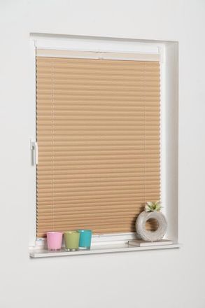 K-Home Doppelplissee »Prato« verdunkelnd energiesparend ohne Bohren in Führungsschienen Tageslicht + Verdunklungsstoff