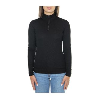 Lacoste Half-zip coltrui - Dames - Coltruien - Zwart - S - Polyester - Truien & Vesten