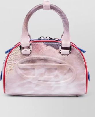 Diesel mini tote bag dome crossbody top handle
