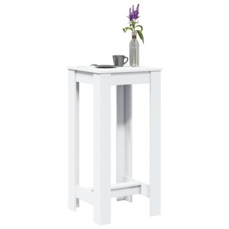 vidaXL Tavolo Da Bar Bianco 51x50x103,5 Cm In Truciolato - Vidaxl