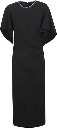 Pinko Scopone Dress - Dames - Casual kleedjes - Zwart - S - Polyester - Kleedjes