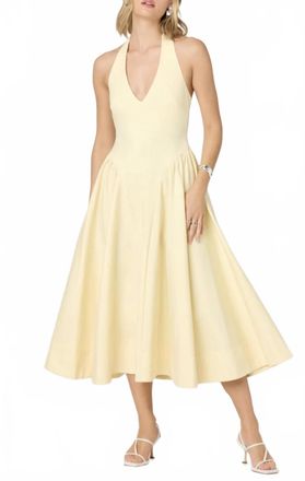 Astr Meana Dress In Lemon