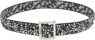 Golden Goose Black Studs Belt