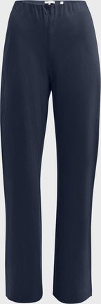 Vince High-Waist Cotton Bias Pants