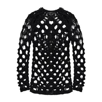Comme Des Gar&ccedil;ons Jersey con efecto vintage - Knitwear - Hombre - Negro - M