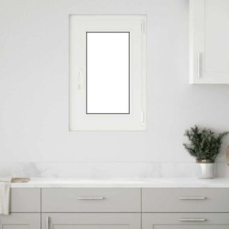 vidaXL Vidaxl - Ventana De S&oacute;tano risor 50x75 Cm Oscilobatiente Din Izquierda Blanca