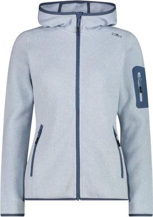 F.lli Campagnolo Jacket Fix Hood Jacquard Knitted 3H19826 Fleecejacke f&uuml;r Damen | grau