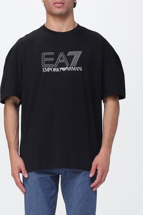 Emporio Armani T-shirt a girocollo in cotone con logo