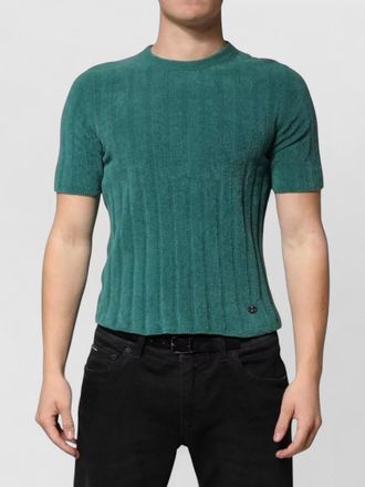 Dolce & Gabbana cotton blend crew neck jumper