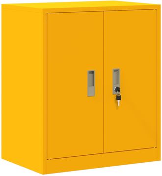 vidaXL Armario De Almacenamiento Amarillo Mostaza 60 X 40 X 70 Cm Vidaxl