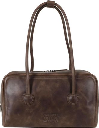 Marge Sherwood Tassen, Dames, Bruin, ONE Size, Leer, Soft Boston
