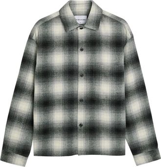 Mki Miyuki Zoku checked shirt - Black
