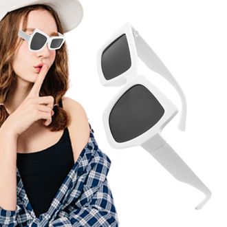 Generic Sunglasses Women - Fashion Irregular Eyewear, Trendy Geometric Lenses, UV400 Protection Eye Shield, Premium Outdoor Vision Gear, Apparel Accessories, 