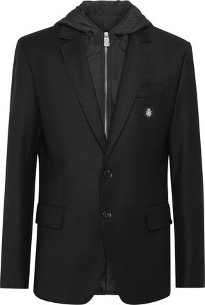 Billionaire Boys Club Travel Hood Blazer Men in Black at Nordstrom, Size 56