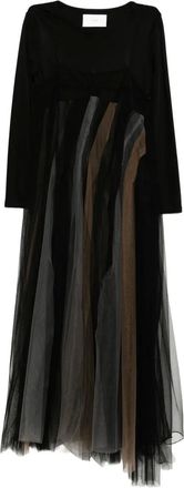 Quetsche Abito a maniche lunghe - Nero