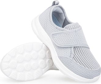 Generic Orthofash Shoes, Casual Soft Orthopedics Extra-Wide Feet Swollen Breathable Lightweight Walking Shoes with Comfort Padding (Grey,11.5)