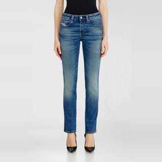 Diesel Slim Jeans Low Waist 1992 D-Jiann, Medium blue, Button fly