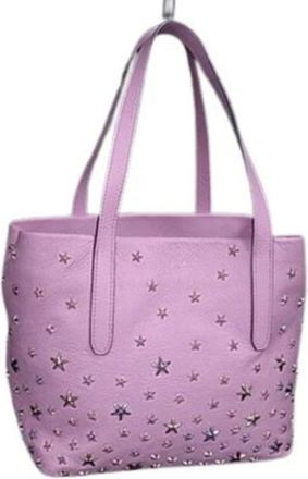 Jimmy Choo London Pre-owned Tote Bags, female, Pink, Size: ONE SIZE Pre-owned Leather shoulder-bags
