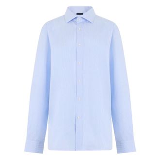 HUGO BOSS Camicia in cotone slim-fit - - Shirts - Uomo - Blu - L