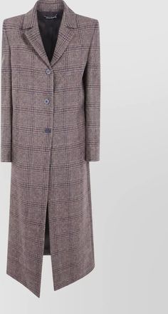 DRHOPE single-breasted long coat