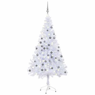 vidaXL &Aacute;rbol De Navidad Artificial Con Luces Y Bolas 620 Ramas 180 Cm Vidaxl