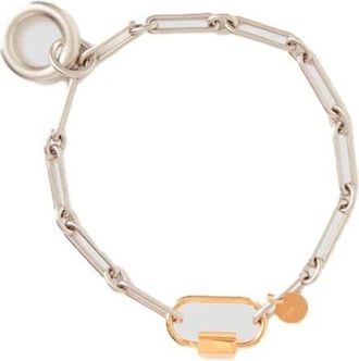 OAMC Antiek Gouden Clip Armband Handgemaakt in Itali&euml; - Dames - Armbanden - Geel - ONE Size - Accessoires
