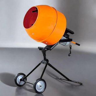 No Brand No Brand - Betoniera elettrica impastatrice 140lt modello mini hobby 375 w