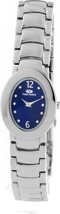 Time Force Womens Wristwatch Stainless Steel Band - Grey Silver Steel - One Size