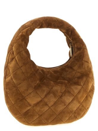 Saint Laurent Womens Shoulder Bag Brown Calfskin Leather