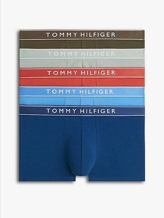 Tommy Hilfiger 5-Pack Essential Repeat Logo Waistband Trunks