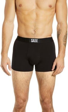Saxx Vibe Super Soft Slim Fit Trunks in Black at Nordstrom Rack, Size X-Large