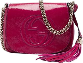 Gucci Pre-owned Gucci Small Patent Soho Chain Flap Crossbody Ladies PF6GWUXGY1H8O1EQ