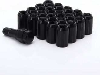 OEM Tuercas Para Ruedas M12x1.25 - 32 Mm - Negras - 20 Unidades M&aacute;s Llave