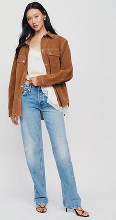 Re/Done 1990s Mid Rise Relaxed Straight Leg Jeans