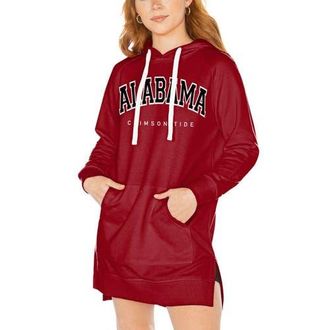 Gameday Couture Womens Gameday Couture Crimson Alabama Crimson Tide Take a Knee Raglan Hooded Sweatshirt Dress at Nordstrom, Size Small