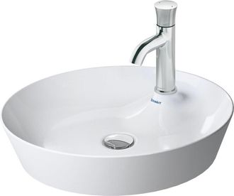 Duravit Cape cod opzetwastafel rond 48 cm. met 1 kraangat wit