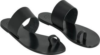 ATP Atelier Astrid Summer Sandalen - Dames - Slippers - Zwart - 36 EU - Leer - Schoenen