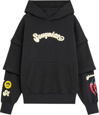 Barrow Barrow, unisex, Sweatshirts & Hoodies, Zwart, Maat: XS Katoen