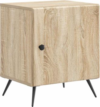 vidaXL Armario De Noche Roble Sonoma 43 X 34,5 X 50 Cm Vidaxl