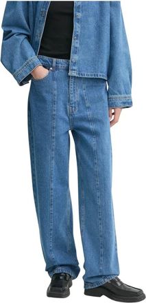 Day Birger Et Mikkelsen Flossy Wide Trousers - Jeans - Mujer - Azul - W26