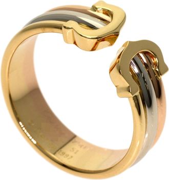 Cartier Yellow Gold (18K) Pink Gold (18K) White Gold (18K) Band Ring (Pre-Owned)