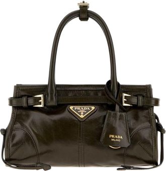 Prada Olive Bonnie Small Shoulder Bag