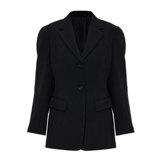 Jil Sander Blazer de Lana con Solapa de Muesca - Jackets - Mujer - Negro - M