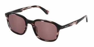 Police SPLL81 CHAMP 5 0GGU Mens Sunglasses Brown Size 53