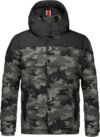 Invicta Joey Hip-Length Puffer Jacket in Anthracite/Dark Grey Men
