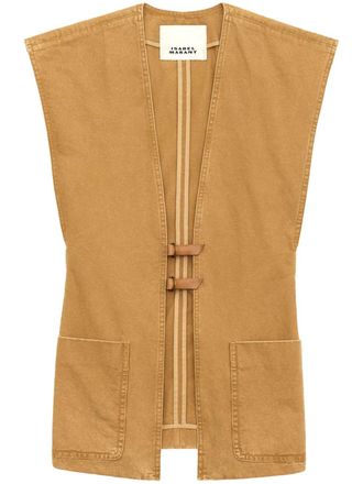Isabel Marant Falila gilet - Bruin