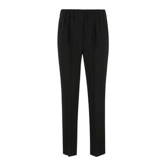 Brunello Cucinelli Klassieke Herenbroek - Dames - Broeken - Zwart - Maat: S