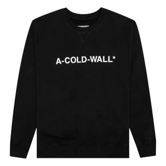 A-Cold-Wall* Essential Logo Crewneck Sweatshirt Black ACWMW056-BLACK