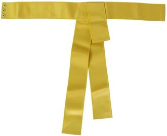 Dolce & Gabbana Zijden Obi Riem - Dames - Riemen - Geel - ONE Size - Accessoires
